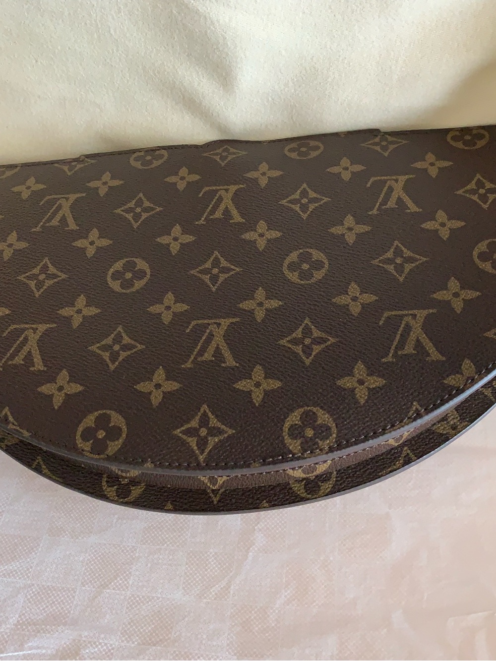 Louis Vuitton Monogram Crescent Shoulder Bag - Brown/Gold Accents
